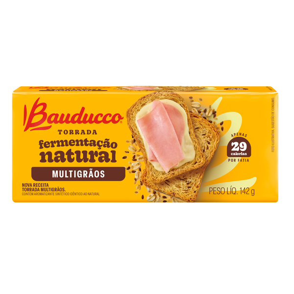 TORRADA BAUDUCCO MULTIGRAOS 142G - R$3.38 - CX/36 - 7891962053202