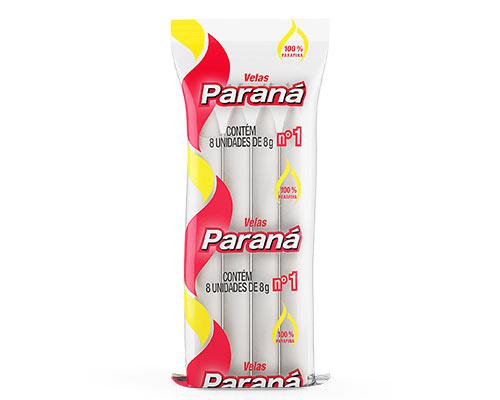 VELA PARANA N1 8G C/8UND 4X24 - R$2.75 - CX/24 - 7896080901015