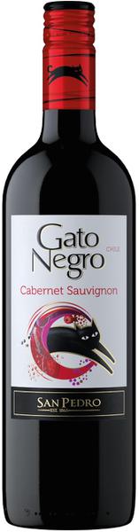 VINHO GATO NEGRO CHILENO CABERNET SAUVIGNON 750ML - R$24.99 - CX/12 - 7804300010638