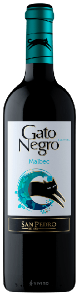 VINHO GATO NEGRO CHILENO MALBEC 750ML - R$24.99 - CX/12 - 7798081661939
