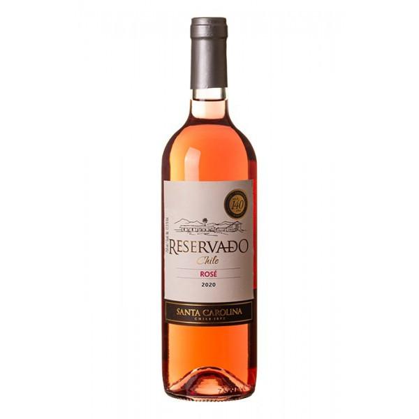 VINHO SANTA CAROLINA RESERVADO ROSE 750ML - R$18.50 - CX/12 - 7804350596243