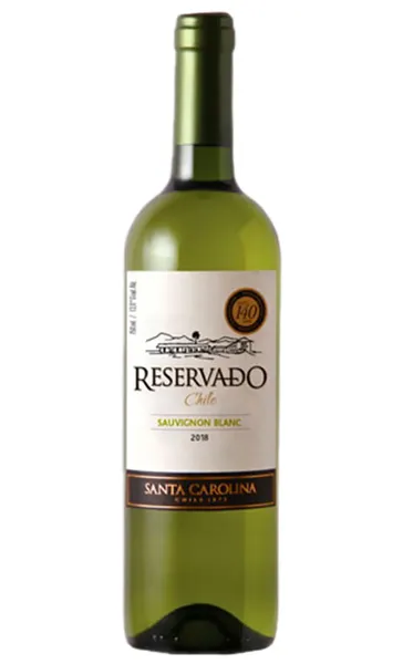 VINHO SANTA CAROLINA RESERVADO SAUVIG BLANC 750ML - R$18.50 - CX/12 - 7804350596229