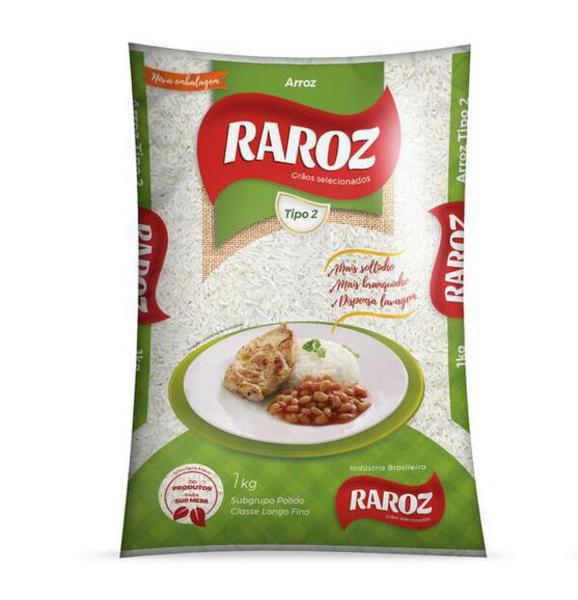 ARROZ BRANCO RAROZ TP2 2kg