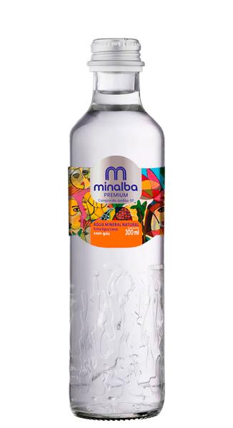 AGUA MINALBA PREMIUM C/GAS 300ML