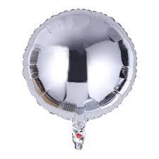 BOLA METALIZADA 40 CM  PRATA