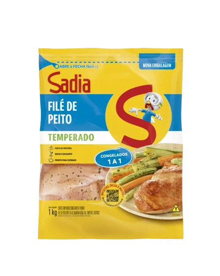 FILE DE PEITO FRANGO TEMPERADO KG