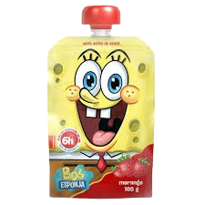IOG POUCH MORANGO BOB ESPONJA 100G
