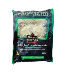 PAO ALHO BRASA MINAS ALHO PORO/MUSSAR 440G