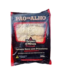PAO ALHO BRASA MINAS TOMATE SECO/PROV 440G