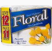 PAPEL HIG FLORAL FD C/12UN