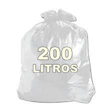 SACO DE LIXO REFOR TRANSPARENTE 200 LTS