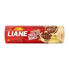 Biscoito Recheado Liane Chocolate Branco  115g