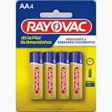 Pilha Rayovac 4un