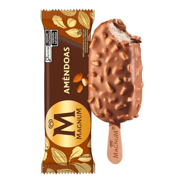 Sorvete Kibon Magnum Amêndoas 72g
