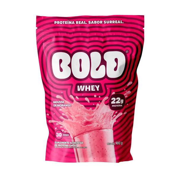Suplemento Alimentar Bold Whey Mousse Morango 30g