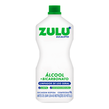 ALCOOL ZULU C/BICARBONATO EUCALIPTO 1L