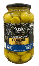 AZEITONA MASTER GOURMET GORDAL S/CAROCO 400G