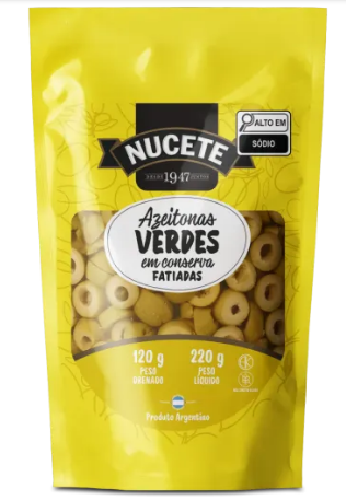 AZEITONA NUCETE FATIADA SC 120G