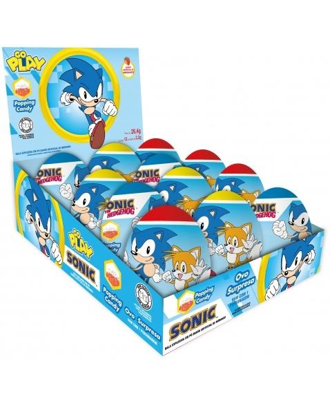 BALA EM PO GOPLAY SONIC MORANGO