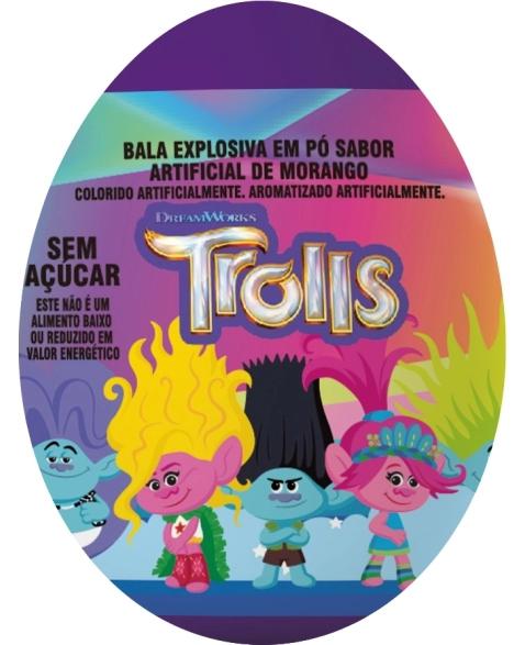 BALA EM PO GOPLAY TROLLS NETO MORANGO