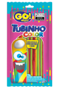 BALA GELATINA GO JELLY TUBES COLOR FRUTAS 70G