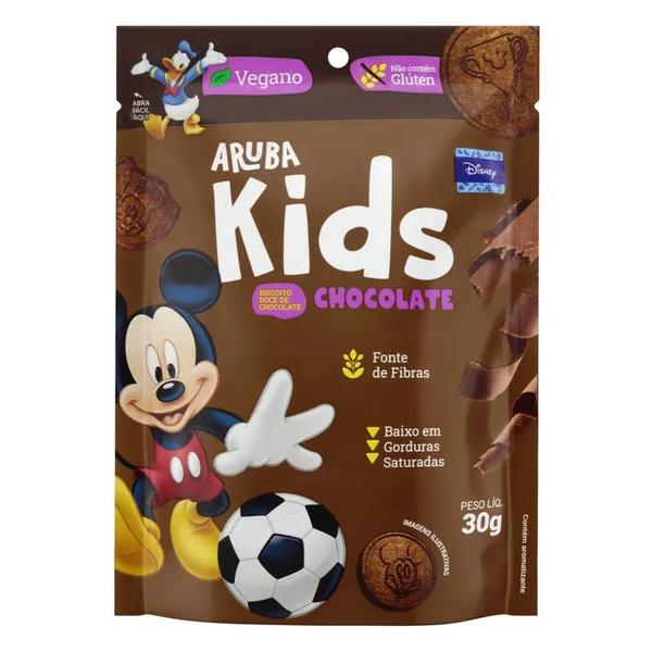 BISC.ARUBA VEGANO S/GLUTEN MICKEY CHOCOLATE 30G