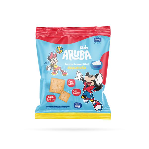 BISC.ARUBA VEGANO S/GLUTEN MICKEY REQUEIJAO 35G
