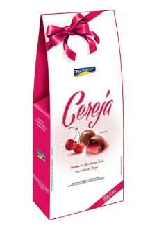 BOMBOM MONTEVERGINE CHOC AO LEITE REC.CEREJA 100G