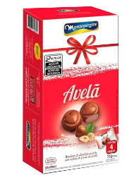 BOMBOM MONTEVERGINE COR.CHOC AO LEITE AVELA  55G