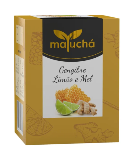 CHA MATUCHA LIMAO GENGIBRE E MEL 14G