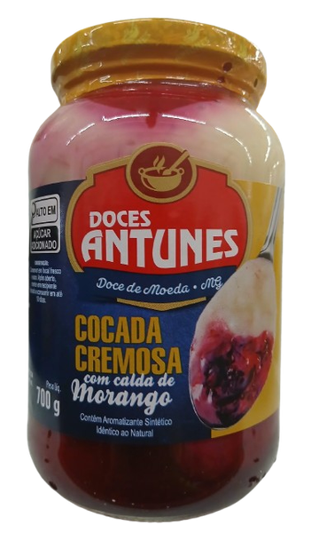 COCADA CREMOSA  ANTUNES C/MORANGO 700G