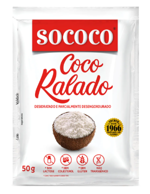 COCO RALADO SOCOCO 50G