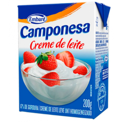 CREME DE LEITE CAMPONESA 200G