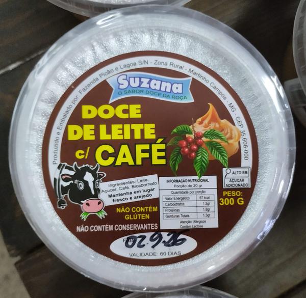 DOCE DE LEITE C/CAFE SUZANA PCT 200G