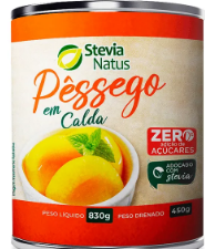 DOCE DE PESSEGO CALDA STEVIA 450G