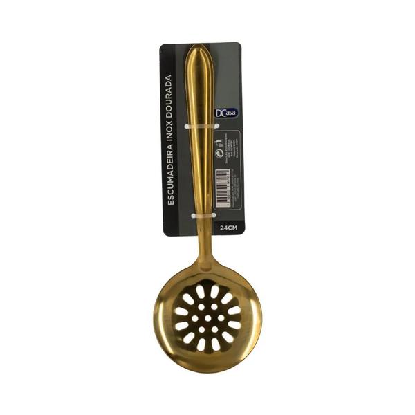 ESCUMADEIRA DE SERVIR INOX GOLD UN