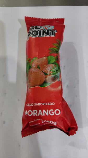 GELO SABORIZADO ICE POINT MORANGO 190G