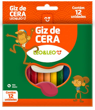 GIZ DE CERA LEONORA BIG C/12 CORES