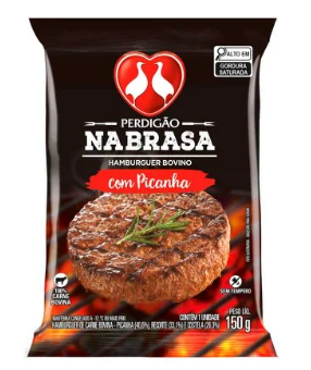 HAMB. NA BRASA PERDIGAO PICANHA 150G