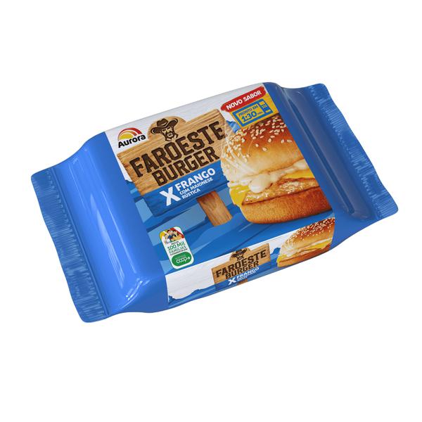 LANCHE FAROESTE AURORA X FRANGO C/MAIONESE 130G