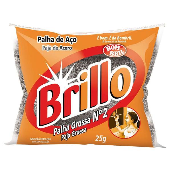 PALHA DE ACO BRILLO 25G N.2