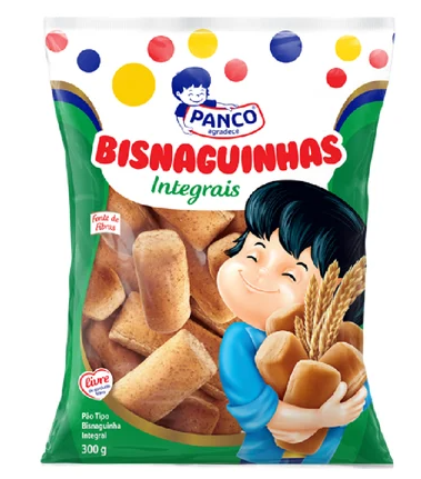 PAO BISNAGUINHA  PANCO INTEGRAL 300G