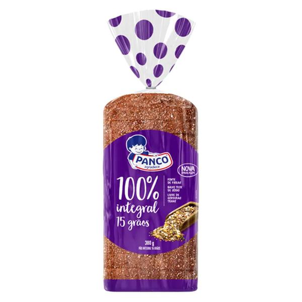 PAO DE FORMA PANCO 15 GRAOS 380G