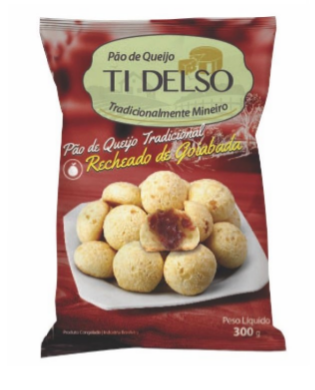 PAO DE QUEIJO TI DELSO TRDICIONAL REC.GOIABADA 1KG