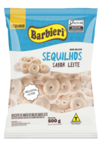 SEQUILHOS BARBIERI LEITE 500G