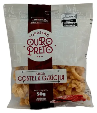 TORRESMO OURO PRETO COSTELA GAUCHA 40G