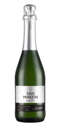 VINHO ESPUMANTE SAN MARTIN MOSCATEL BRANCO 660ML