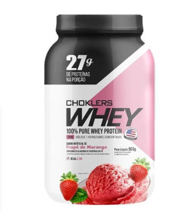 WHEY CHOKLERS FRAPE MORANGO 900G