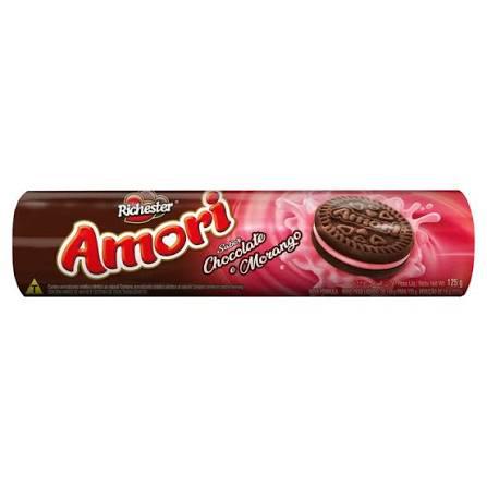 BISC AMORI CHOC/MORANGO 125G