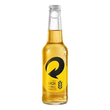 CERVEJA SKOL PURO MALTE 275ML